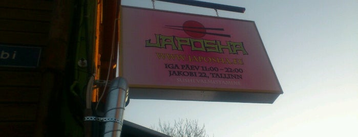 Japosha Sushi is one of Sushi in Tallinn!!!.