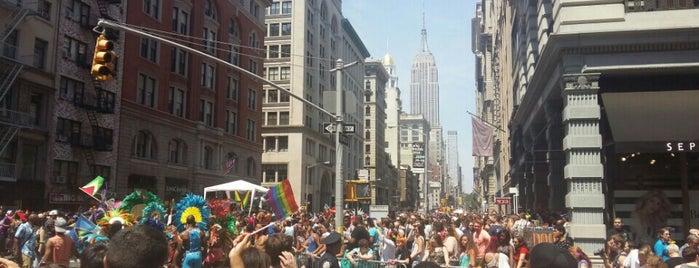 Gay Pride March is one of Tempat yang Disukai David.