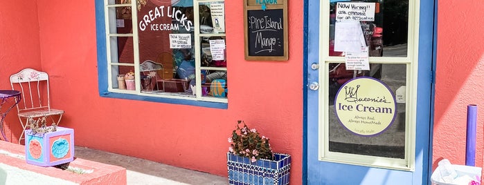 Great Licks Ice Cream is one of Florida.