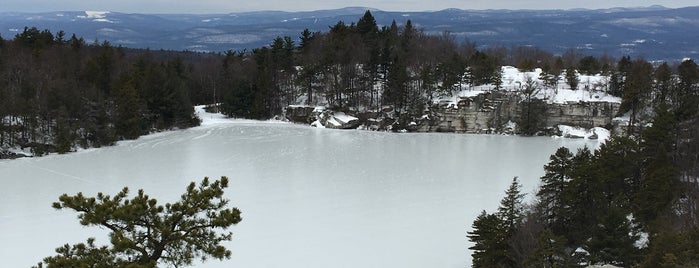 Minnewaska State Park Preserve is one of Travel Guide to the Hudson Valley.