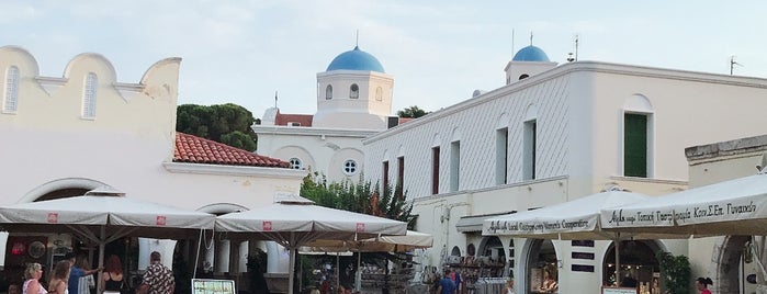 Tigaki Square is one of Kos Island, Greece.