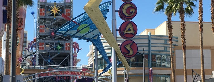 Fremont East Entertainment District is one of Vegas.