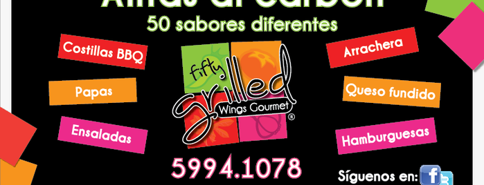 Fifty Grilled - Wings Gourmet is one of muito bom.