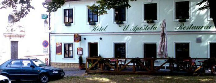 Hotel a restaurace U Apoštola is one of Ano, šéfe! Kompletní seznam restaurací.