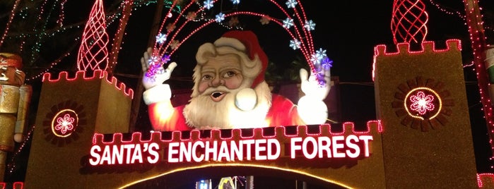 Santa's Enchanted Forest is one of Christmas Hot Spots.
