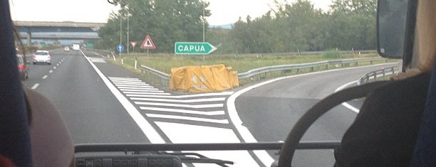 A1 - Capua is one of Autostrada A1 - «del Sole».