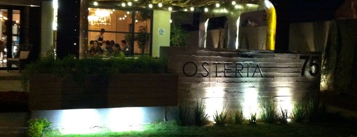 OSTERIA is one of HMO restaurants to visit.