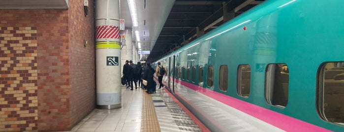 JR Platforms 21-22 is one of 上野駅.