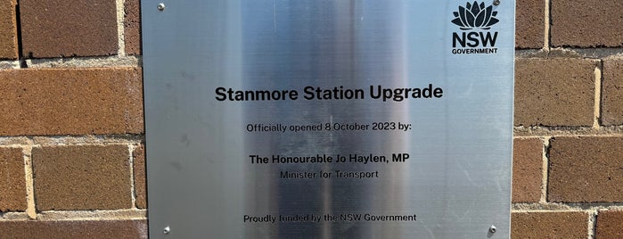 Stanmore Station is one of Sydney Trains (K to T).
