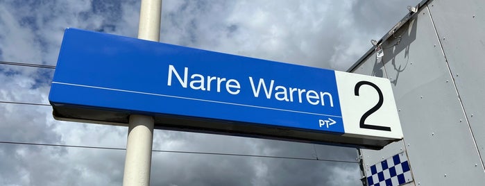 Narre Warren Station is one of Melbourne Train Network.