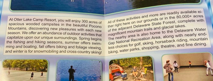 Otter Lake Camp Resort is one of Lehigh Valley List.