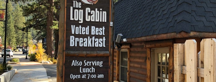 Log Cabin Caffe is one of Tahoe.