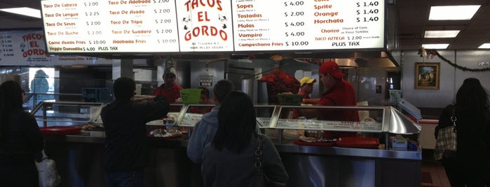 Tacos El Gordo is one of Chris' Las Vegas To-Dine List.