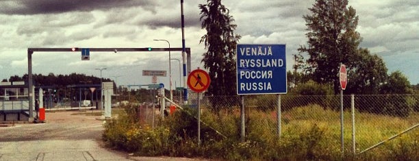 Imatra Border Crossing Point is one of Lugares favoritos de Yulia.