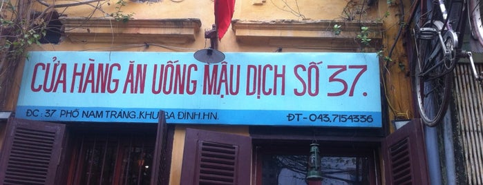 Cửa Hàng Ăn Uống Mậu Dịch Số 37 is one of Glenn's guide to Hà Nội.