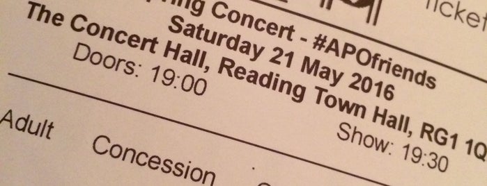 The Concert Hall is one of Reading.