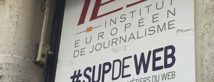 IEJ Paris - Institut Européen du Journalisme is one of Paris formation.