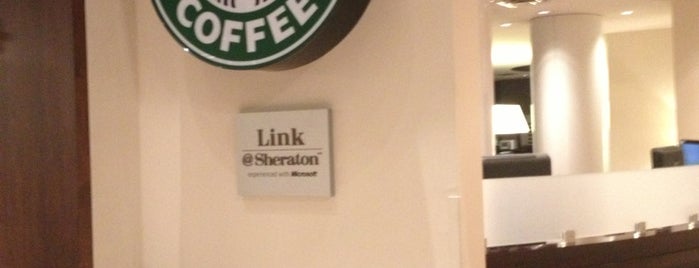 Starbucks is one of Tempat yang Disimpan Lily.