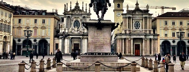 Piazza San Carlo is one of Turin, Italy.