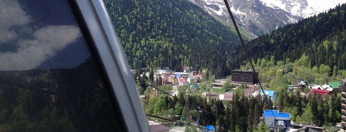 Горнолыжный подъёмник is one of Caucasus.