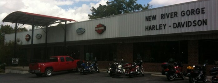 New River Gorge Harley-Davidson is one of สถานที่ที่ Mark ถูกใจ.