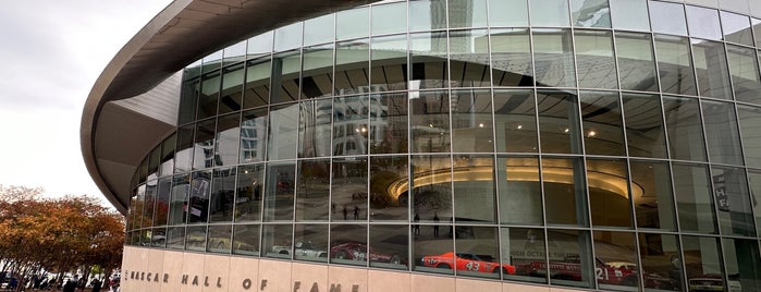 NASCAR Hall of Fame is one of charlotte to go.