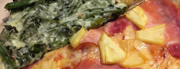 Pagliacci Pizza is one of Genki's.