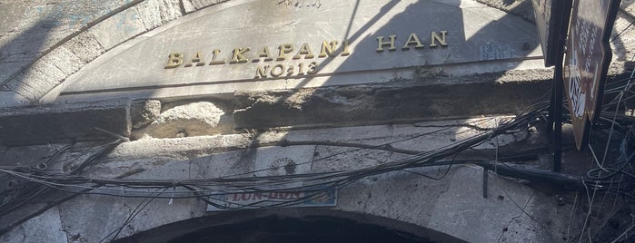 Balkapanı Hanı is one of İstanbul yarımada hanlar.