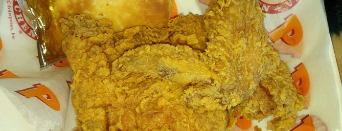 Popeyes Louisiana Kitchen is one of Tigers favs.
