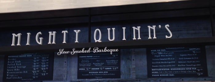 Mighty Quinn's BBQ is one of FD Lunch.