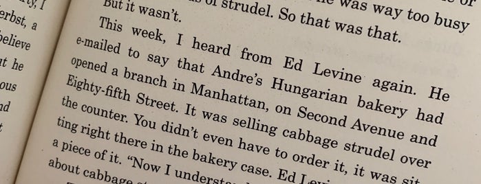 Andre's Cafe & European Bakery is one of NYC to-do's.