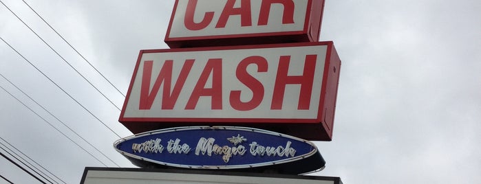 Genie Car Wash is one of Texas Vintage Signs.