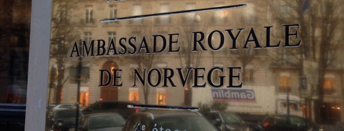 Ambassade Royal de Norvège is one of Paris: Scandinavia in Paris.