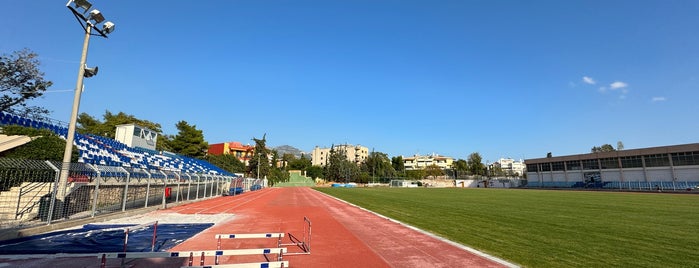 Ζηρίνειο Στάδιο Κηφισιάς is one of Νους υγιής εν σώματι υγιεί.