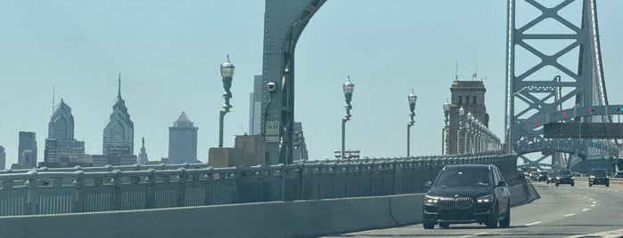 Benjamin Franklin Bridge is one of Philadelphia, Pennsylvania.