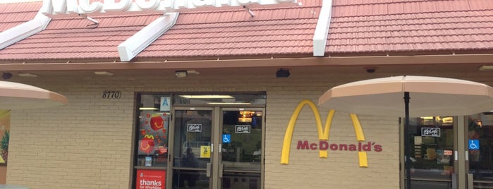 McDonald's is one of Terry : понравившиеся места.