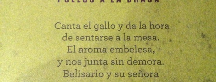Don Belisario is one of mis favoritos.
