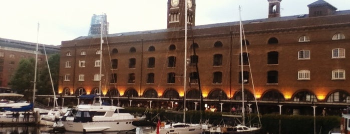 St Katharine Docks is one of Cool London.