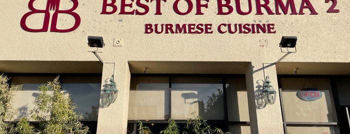 Best of Burma 2 is one of Napa Valley Eats.