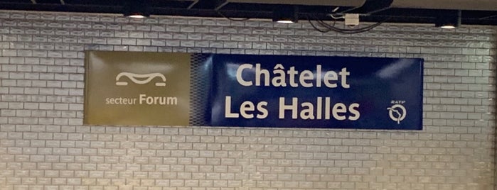 RER Châtelet – Les Halles [A,B,D] is one of Locais curtidos por Fabio.