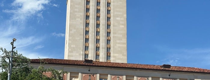 Main Building/The Tower (MAI) is one of The Forty Acres - University of Texas.