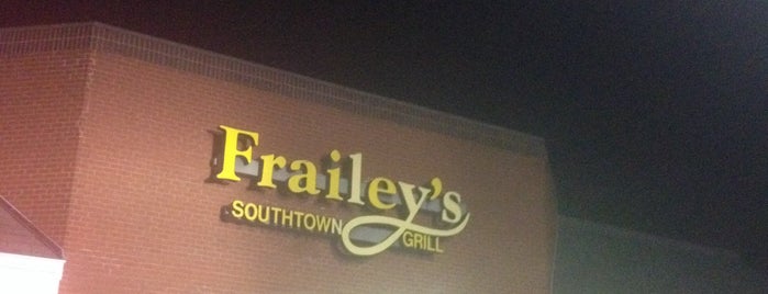 Frailey's Southtown Grill is one of Night time favorites.
