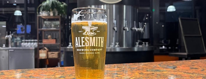 AleSmith Brewing Company is one of SD Go To Drink Spots.