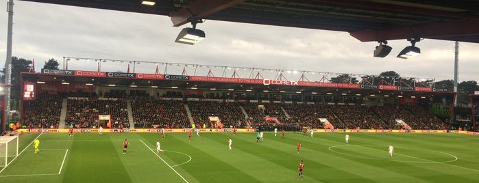 Vitality Stadium is one of Bournemouth.