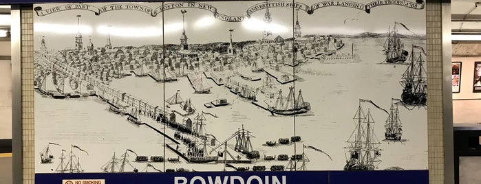 MBTA Bowdoin Station is one of A 님이 좋아한 장소.