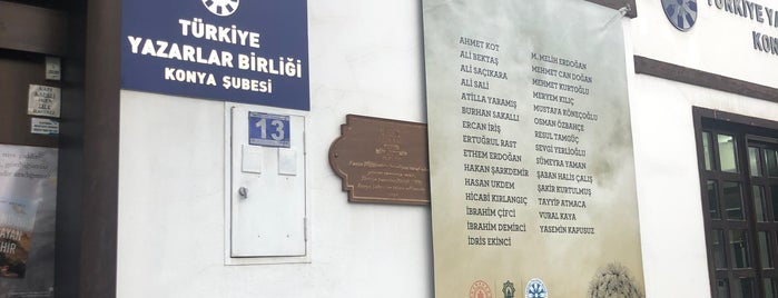 Türkiye Yazarlar Birliği Konya Şubesi is one of Lieux qui ont plu à Dr. Murat.