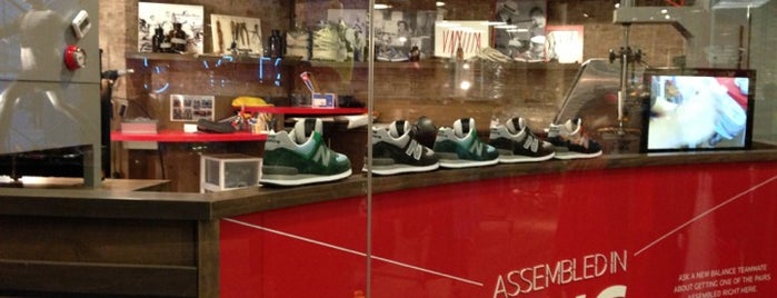 New Balance Flagship Store is one of NYC Running Shops.
