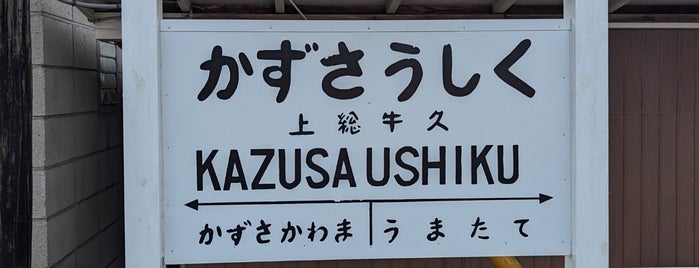 Kazusa-Ushiku Station is one of reminiscence.
