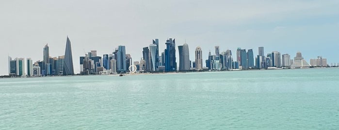 Corniche is one of Doha, Qatar 🇶🇦.