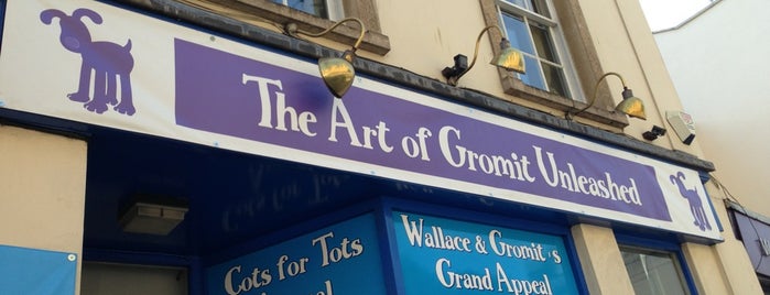 The Art Of Gromit Unleashed is one of Discovering Bristol & Bath.
